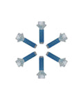 Flange Shaft Assembly With Six Heavy Duty Hex Bolts And Washer Tub Seal Gasket for Washing Machines Replacement Parts bolts in star pattern