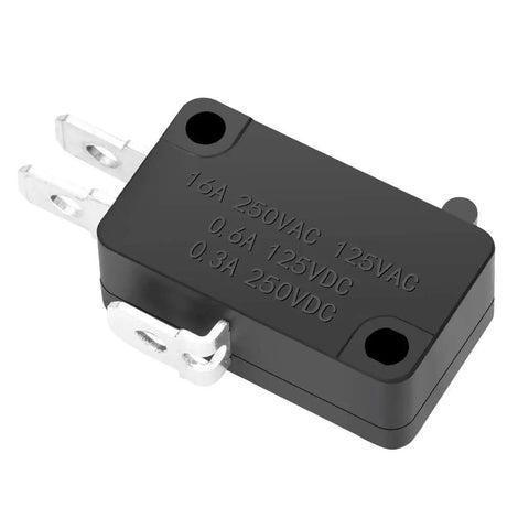 125V To 250V SPDT Snap Action Micro Limit Switch Button For Microwave Ovens And Arcade Door Interlocks, 1NO 1NC, 16A