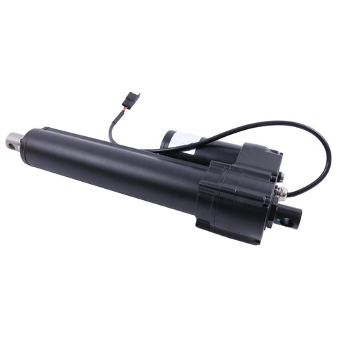 12V DC Mower Electric Actuator Replacement For Grasshopper Powerfold Decks 3344 2248 3452 3452R 3461 3461R 3472 3472R 3552R 3561R 3572R 3661 3761R 524V 526V New Aftermarket, black metal housing with wired connector