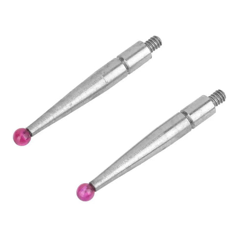 Interapid Lever Indicator Tips Set For Dial Test Indicator Pro Grade Tungsten Steel Probes With Ruby Needle Two Piece