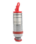 Heavy Duty Hydraulic Female Quick Coupler Fits M22 X 1.5 Farm Machinery Fitting For 6120L 6215 6220 6220L 6320 6320L Tractors, steel with red caps