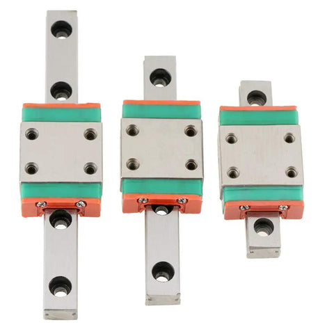 LML7B Miniature Linear Rail Guide 7mm Width with Slide Block for 3D Printer and CNC Machine triple set, showing high load capacity