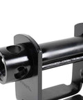Close-up of 4 Pack Sliding Trailer Winches For LL Track Double L Tracks with 5500 Lbs Working Load Limit, steel construction.