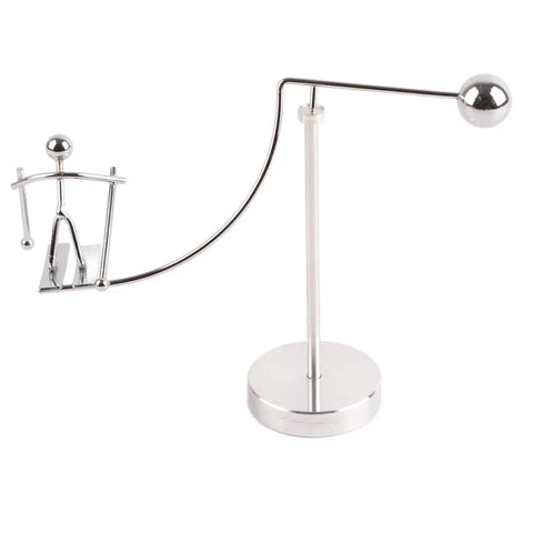 Dope Newton Pendulum Desk Decor With Surfing Or Skiing Little Man Figurines, Smooth Movement Educational Science Toy