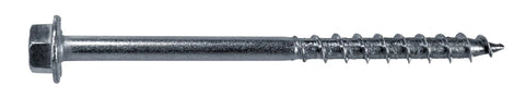 Top Shelf Sd Connector Screws Nine By Two Point Five Inch Stainless Steel Hex Head Fasteners shown side view, suitable for framing and deck builds.