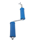 Interchangeable cutter head of Heavy Duty Electric Pipe Auger With A Rock Solid Steel Spiral Cable for clearing clogs.