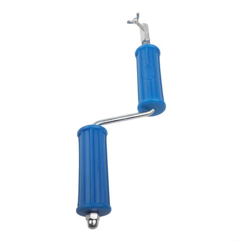 Interchangeable cutter head of Heavy Duty Electric Pipe Auger With A Rock Solid Steel Spiral Cable for clearing clogs.