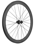 Side view of 700C Carbon Wheelset Clincher with 50mm Deep UD Matte Finish for road bikes, ultra light yet strong design.