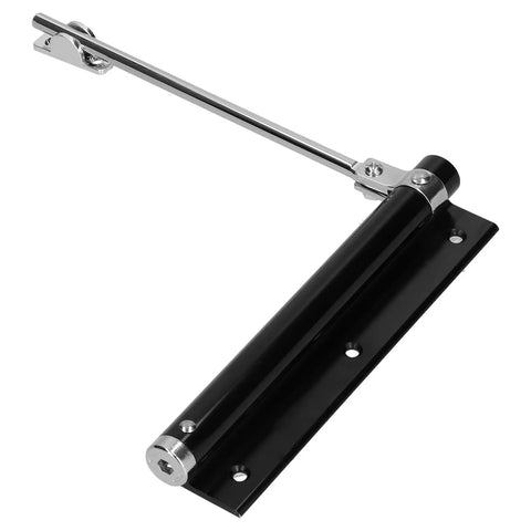 Light Duty Stainless Steel Door Closer With Automatic Spring And Adjustable Tension, Quiet Soft Closing Mechanism, Silent Arm and Lightweight