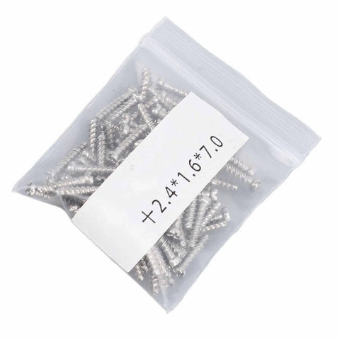Durable Eyeglasses Hinge Screws Kit For Quick Fixes, metal repair pins in clear plastic pouch, keeps specs stable and strong