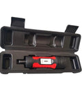 Premium 1/4 Inch Drive Preset Torque Screwdriver Set Adjustable 10-65 In-Lbs Click in a protective case for easy storage.
