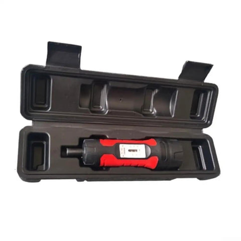 Premium 1/4 Inch Drive Preset Torque Screwdriver Set Adjustable 10-65 In-Lbs Click in a protective case for easy storage.