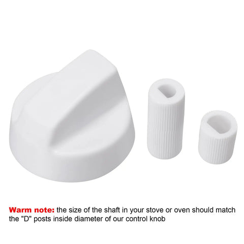 4 Pack Control Knobs Replacement Kit With 12 Adapters For Oven Stove And Range Universal Fit For RV Camper Kitchens Easy Install Durable High Heat Knobs