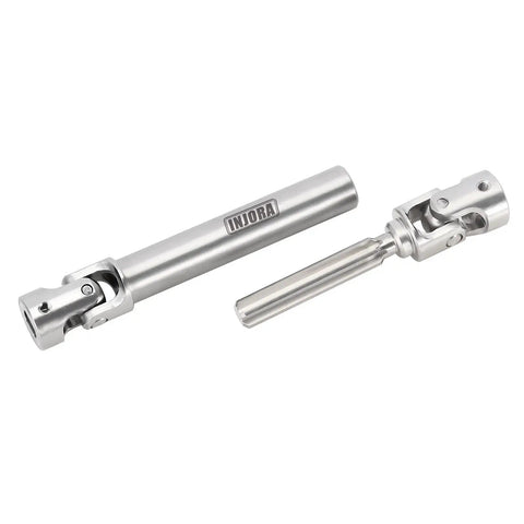 Stainless Steel Driveshafts For 1/18 RC TRX4M High Trail K10 F150, Scale Joint Design With D Shaped And Rounded Rectangle Holes