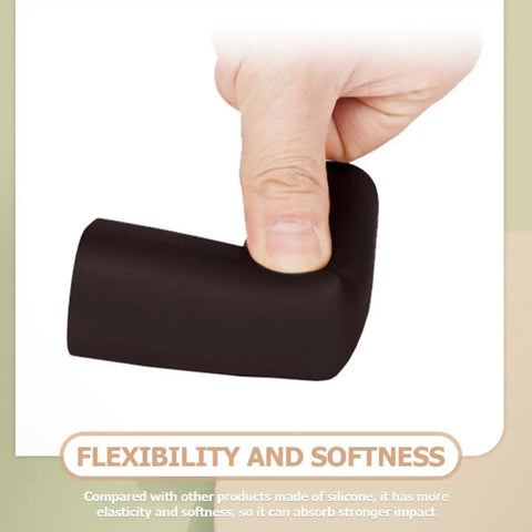 Hand squeezing Durable Corner Guards For Furniture And Fireplaces 12 Pack Brown NBR Shock Absorbing Edge Protectors
