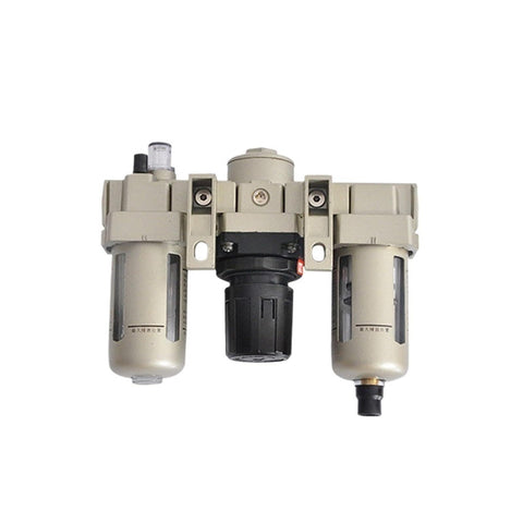 Three Eighths Inch Pneumatic FRL Air Filter Regulator Combination AF3000 AR3000 AL3000 Treatment Unit for Shop Air Systems