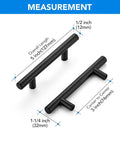 Dimensions of Stainless Steel Cabinet Handles With Three Inch Hole Spacing Drawer Pulls For Cabinets Dresser And Bathroom Rust Resistant Durable Set Of 30 High Quality Kitchen And Furniture Hardware