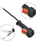 Throttle Cable Handle Assembly With Wiring And Trigger Switch for 26mm garden multi tools and brush cutters replacement kit