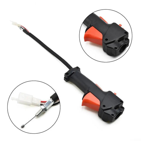 Throttle Cable Handle Assembly With Wiring And Trigger Switch for 26mm garden multi tools and brush cutters replacement kit