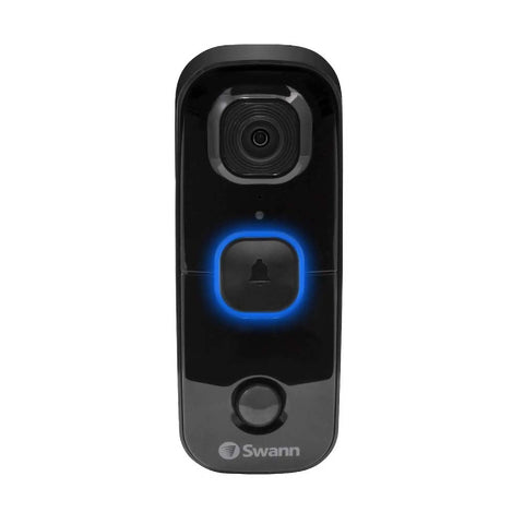 Buddy Video Doorbell 2 Piece Set With Smart WiFi, Ultra Wide 180 Degree View, shown front view with camera and bell button.