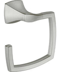 Voss Collection Brushed Nickel Wall Mounted Towel Ring Hand Towel Holder For Bathroom Open Style