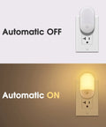 Two Pack LED Night Lights Plugs Into Wall, Dimmable With Light Sensor, Auto On Off, 30 Or 60 Lumen Adjustable Brightness