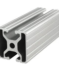 Built Tough 1.5 By 1.5 Inch Clear Anodized Aluminum Extrusion 60 Inch Long with T-slot for precision jigs.
