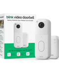 Wireless Smart Home Security Video Doorbell Offering Rock Solid Head To Toe HD View And Two Year Battery Life With No Sweat Easy Setup Including Wireless Sync Module Core For Reliable All Day Home Protection displayed with package.