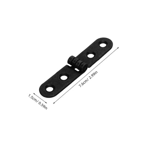 Heavy Duty Foldable Desk Hinges 270 Degree Round Edge Folding Table Hardware For Cabinets Cupboards And Furniture Black Easy Flip
