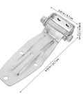 Heavy Duty Stainless Steel Side Door Hinge For Refrigerated And Box Trucks Weather Resistant Built Tough For Marine Use And Long Haul Logistics Universal Fit For Easy Installation On Multiple Truck Models, 8.92 in