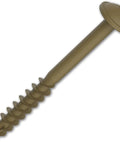 Protec-Kote Outdoor Pocket Screws 2-1/2 Inch Coarse Thread With Maxi-Loc Head screw showing detailed threading and head design