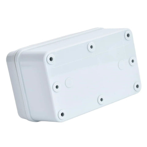 Back view of the Emergency Stop Button Box 660V 10A Waterproof Outdoor Safety Switch For Industrial Use Rugged E Stop Push Button Box IP67