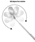Telescoping Car Inspection Mirror Kit 2 Pack Stainless Steel Flexible Retractable Extension Mirror For Auto Maintenance And Tight Spaces Extends From 8 Inches To 24 Inches For Checking Vehicle Details In Tight Spots Pro Grade Reach, 360-degree rotating head
