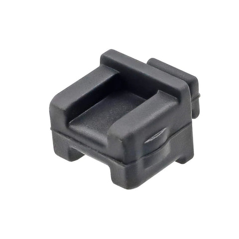 SFP silicone port cover, black, anti-dust, 0.55 x 0.47 x 0.67 in