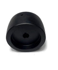 Killer Delrin Wheel Set Slaps Onto Your 2X72 Belt Grinder With A Rock Solid 4 Inch Drive And Five Eighths Inch Bore, black Delrin wheel
