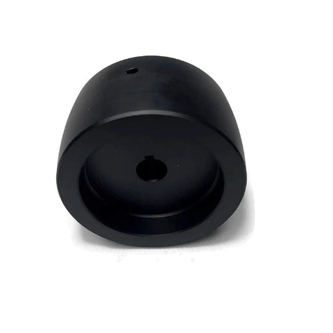 Killer Delrin Wheel Set Slaps Onto Your 2X72 Belt Grinder With A Rock Solid 4 Inch Drive And Five Eighths Inch Bore, black Delrin wheel