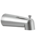 Chrome 7 Inch Tub Diverter Spout With Lift Rod For No Fuss Easy Tub To Shower Switch Half Inch Slip Fit Connection Replacement