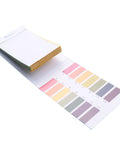 Complete 160 Strip PH Test Paper Kit 1 To 14 Range For Water Soil And Cosmetics With Color Coded Chart And Control Card