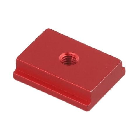 Premium Aluminum Alloy T Slot Nut For Woodworking Holds Tight On Table Saws Miter Saws Drill Press Tables Milling Machines With Secure Fit, red aluminum construction.