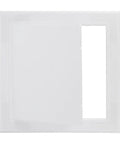 Straight Up Heavy Duty Self Adhesive Access Panel For Drywall Pipes And Electrical Wires ABS Plastic Utility Cover White, 175x175mm size.