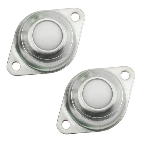 Heavy Duty 5/8 Inch Ball Transfer Units With Smooth Gliding Nylon Bearings For Conveyor Tables And Electronics Jigs built like a tank, mounted with two holes.