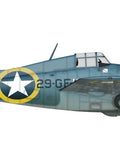 1/72 F4F-4 Wildcat Operation Torch Plastic Model Kit Unpainted Assembly Includes Three Decal Options And Painted Mask Sticker