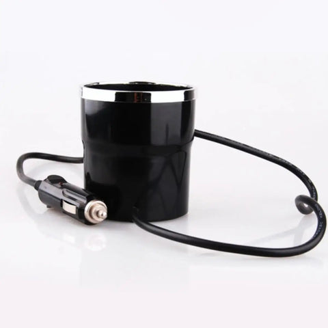 Portable Electric Car Kettle With 500Ml Stainless Steel Body, Fast Boil Water Heater Cup For Coffee Or Tea, perfect for quick hydration.