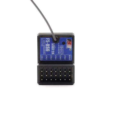 Front view of the Ultra Compact 2.4Ghz 6Channel AFHDS2 Receiver For FlySky Transmitters Like FS GT5 And IT4S Easy Bind Ultra Stable Link