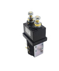 Solid SW200 Fully Electric Contactor For ZJ400Y Stacker Relay in clean silver finish, compact size for industrial applications.