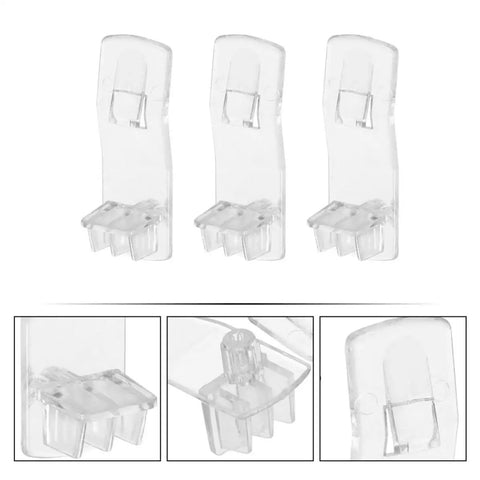 Heavy Duty White Plastic Shelf Holder Pegs Set 50 Built Tough Construction Shelf Supports for kitchen and bathroom cabinets