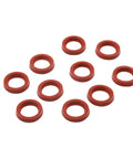 10 Pack Silicone Coffee Machine Seals for Espresso Makers Replacement Gaskets That Stop Leaks and Withstand High Heat Fits AEG Krups Siemens Melitta Miele and More Durable Easy Install Pro Grade Seal Kit, red silicone rings