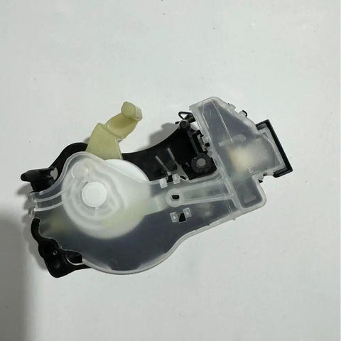 Premium 4 Pin Shift Actuator For Washing Machine W10538766, top view with clear and black plastic components, used for gearcase movement control.