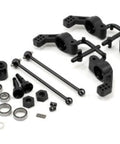 Rear M6 Drive Shafts And Hub Carrier Upgrade For Traxxas Slash 4x beefed up hardened steel driveshafts components and bearings