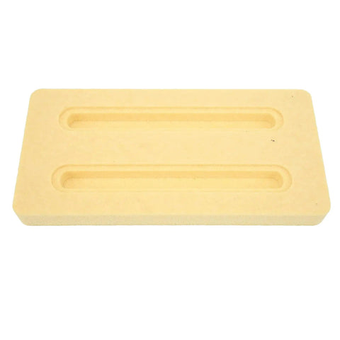 Hydrofoil Mount Box Base for Surf Foil and Windsurfing Boards, lightweight PVC foam, top view, secure rudder fixation.